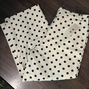 Musera Classic Black and White Polka Dot wide leg Trousers